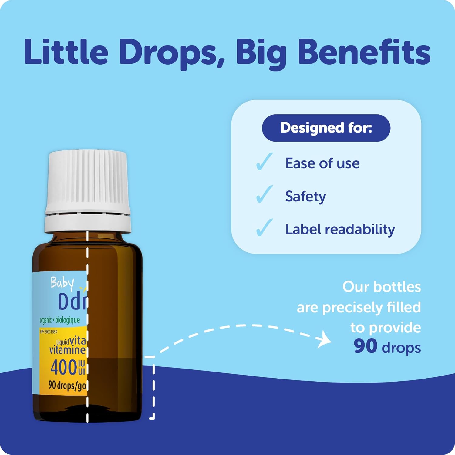 Buy now D Drops Baby Liquid Vitamin D (90 Drops) at indiglob india