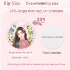 Buy now MIBA Ion Calcium Foundation Double Cushion RX 25 g / 0.88 oz Big Cushion SEASON 2 Long Lasting Effect for Dewy Skin. Skin moisturizing. Skin tightening relief. Fine coverage. Smooth adhesion (No 21) at indiglob india