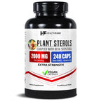 Healthfare Plant Sterols Capsules | 240 Vegan Capsules | Beta Sitosterol & Phytosterol Complex | Plant-Based Supplement | Non-GMO & Gluten-Free | Made in the USA