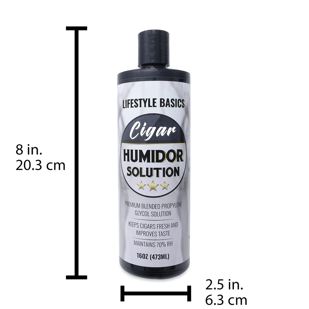 Humidor Solution 16 oz (2-Pack), Humidifier Liquid, 70% RH