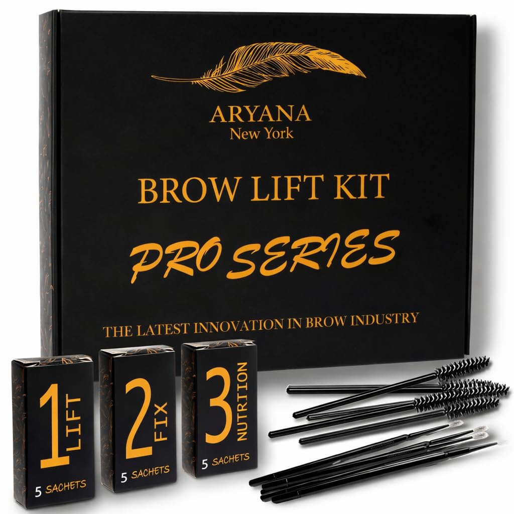 ARYANA NEW YORK Eyebrow Lamination Kit Professional | At Home DIY and Salon Use brow lamination kit, Instant Brow Lift Sachet Professional Series