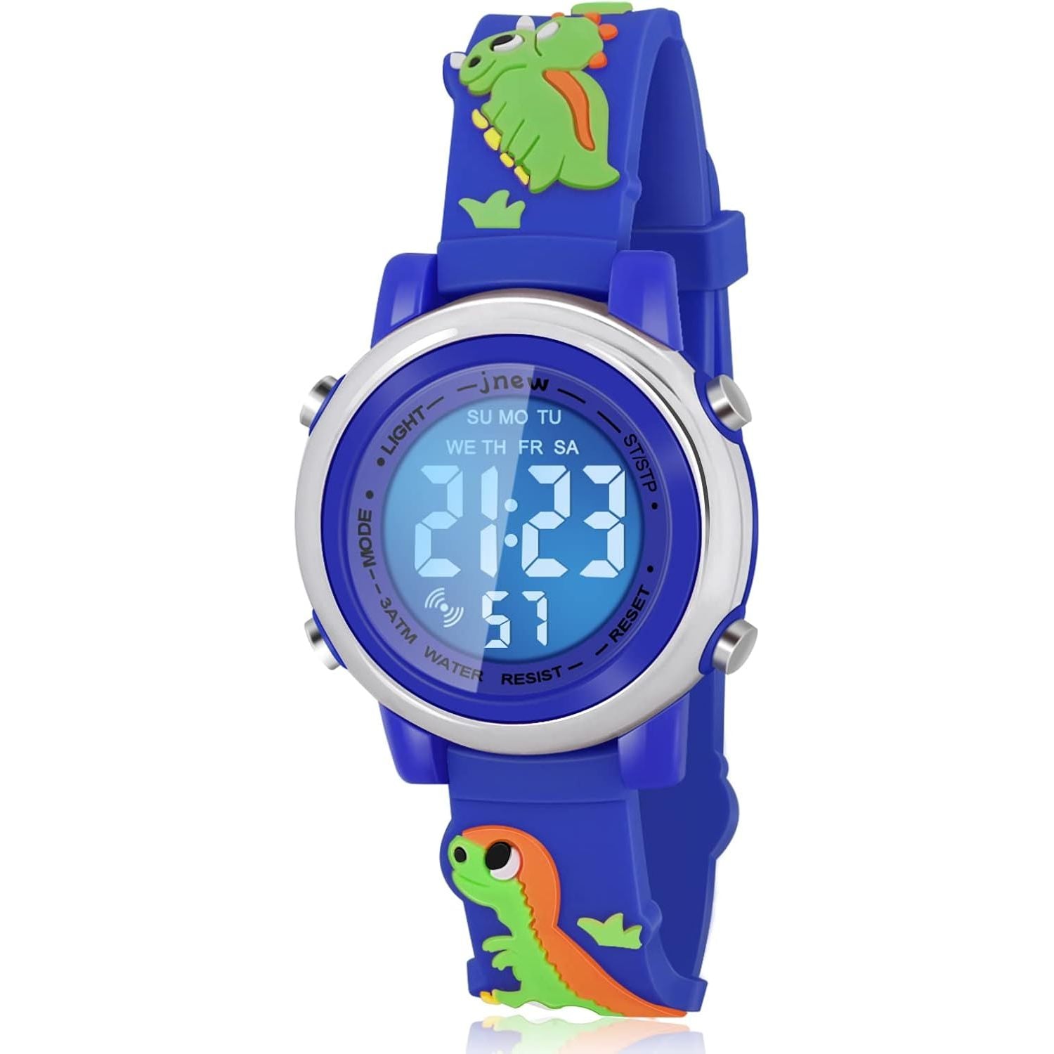 Buy now Kids Watches with Waterproof Alarm - Dinosaur Gifts for Boys Girls Age 3-10 DarkBlue at indiglob india