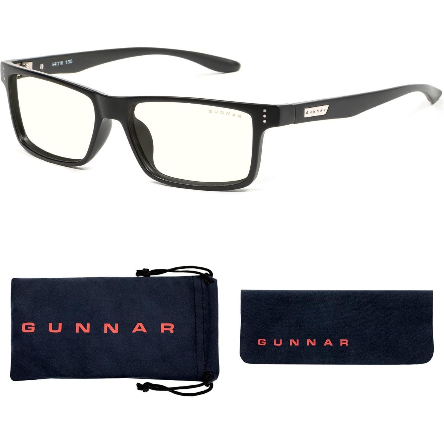 Buy now Gunnar - Blue Light Reading Glasses - Blocks 65% Blue Light - Vertex Onyx, Clear Tint '+1.5 Power at indiglob india