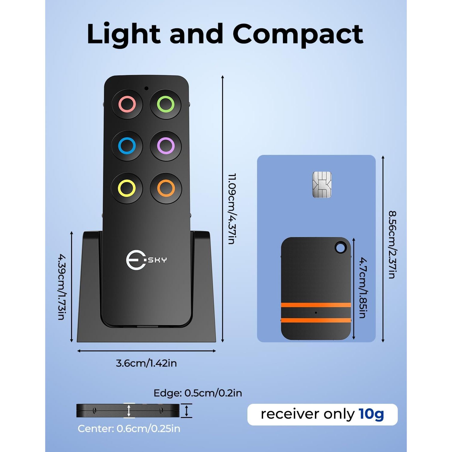 Buy now Esky Key Finder Locator with Sound, Stick-on TV Remote Control Finder, Item Locator Tags with 85dB Noise Sound 6 Receivers, Wallet Tracker Key Finders for Finding Keys, Remote Gift Idea at indiglob india