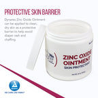 Dynarex Zinc Oxide Ointment, Soothes, Prevents, and Relieves Diaper Rash, Chaffed Skin, and Irritation, White, 1 Count - 15 oz. Jar of Ointment