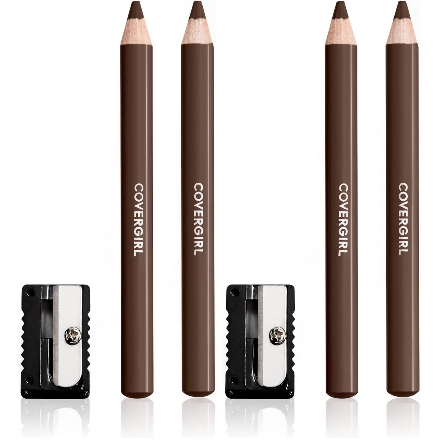 COVERGIRL - Easy Breezy Brow Fill + Define Brow Pencil, Sharpener Included, Long-Lasting, Deeply Pigmented, Blendable Formula, 100% Cruelty-Free