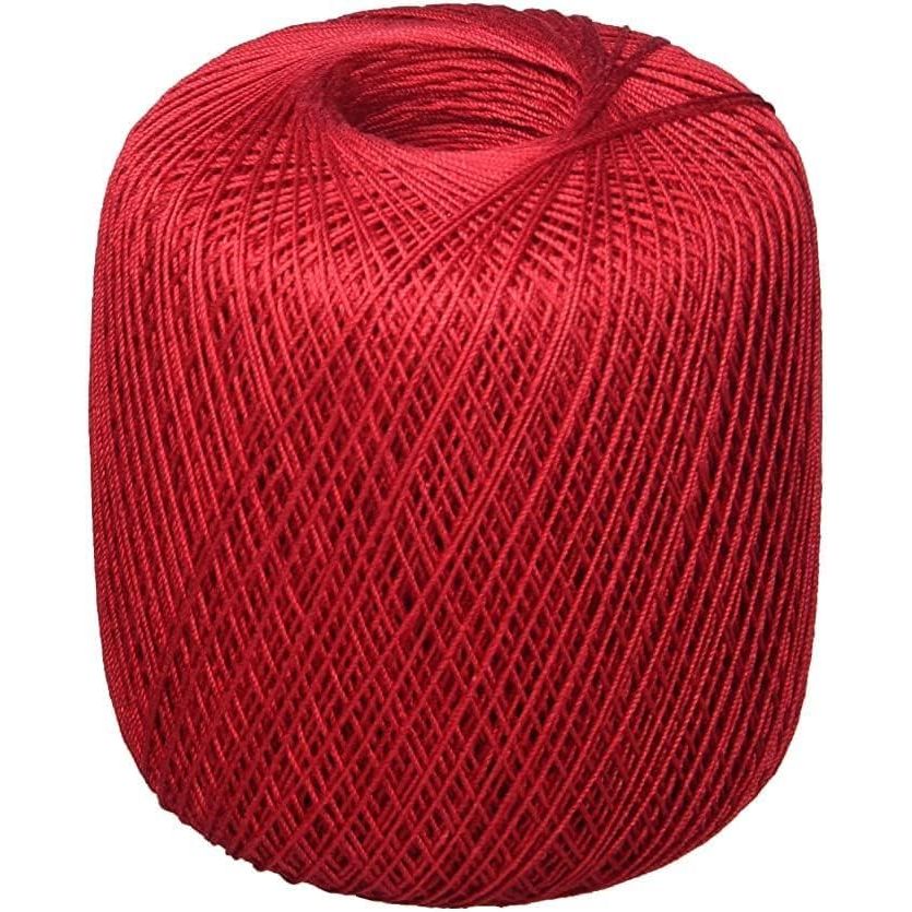Buy now Red Heart Crochet Thread Yarn, 300 Yards, Victory Red, 1 Count (Pack of 1) at indiglob india
