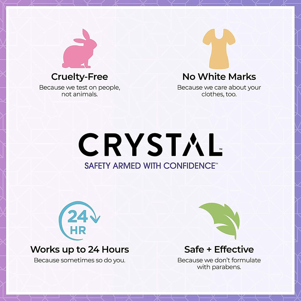 Buy now CRYSTAL Deodorant Mineral Deodorant Roll-On, Lavender & White Tea 2.25 oz (Pack of 5) SG_B002F8I8VS_US at indiglob india
