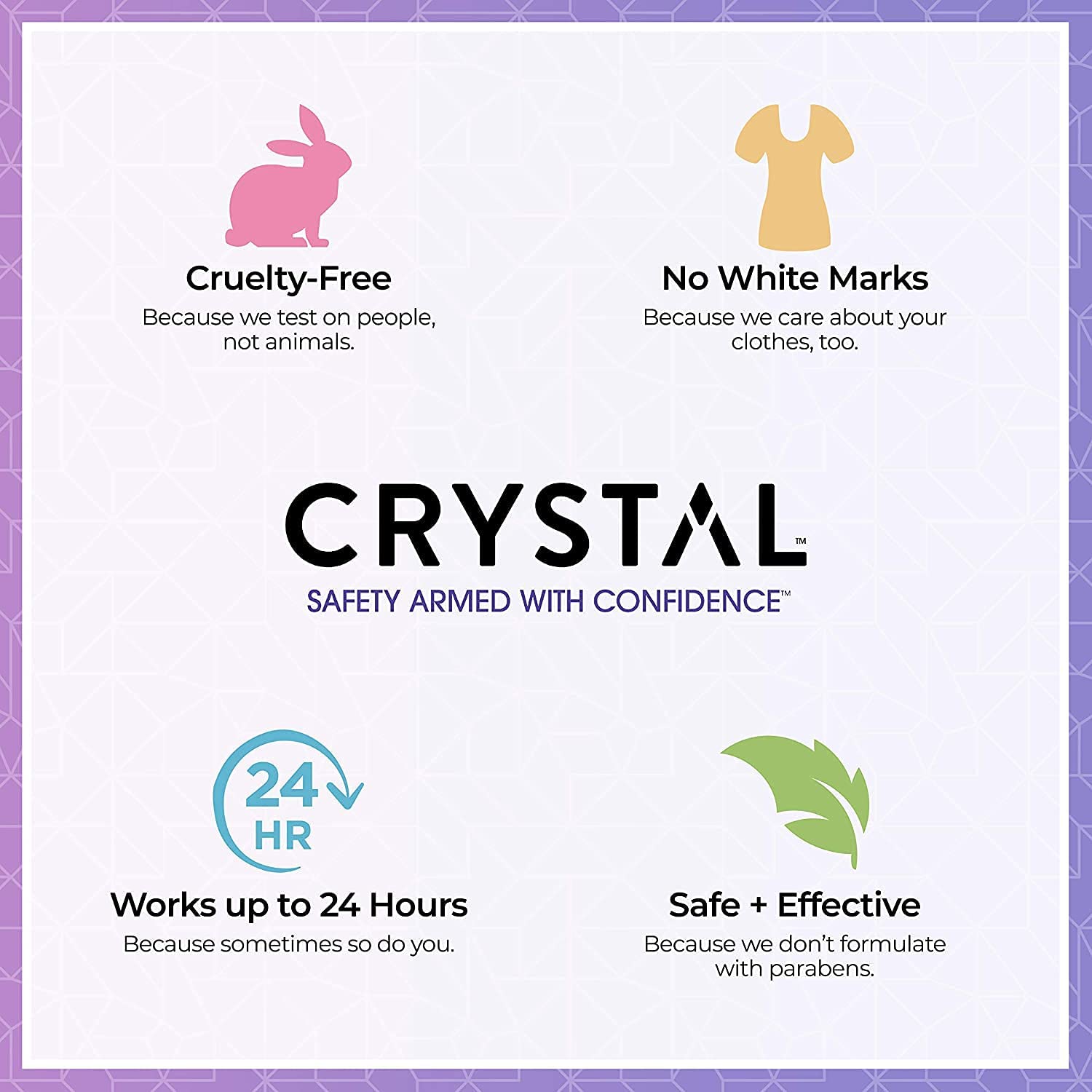 Buy now CRYSTAL Deodorant Mineral Deodorant Roll-On, Lavender & White Tea 2.25 oz (Pack of 5) SG_B002F8I8VS_US at indiglob india