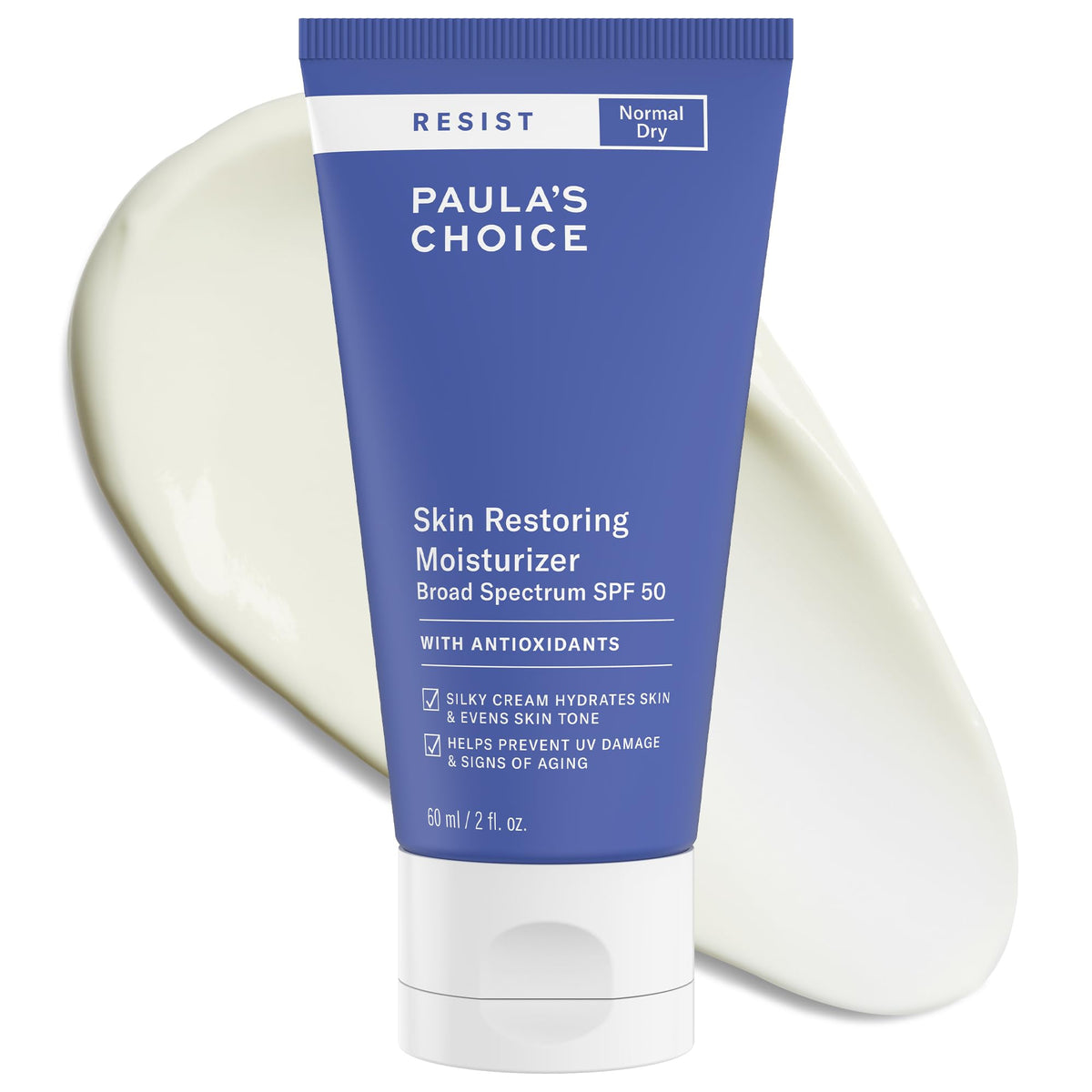 Paula's Choice RESIST Skin Restoring Moisturizer SPF 50, 2 Fl Oz