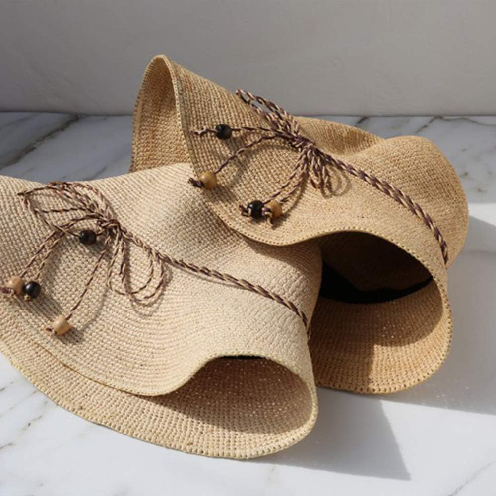 Buy now 316Yard Rayon Raffia Paper Crochet Brown Ribbon for Knit Summer Sun Hat, Beach Bag, Craft DIY Decoration at indiglob india
