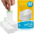 TidyTots Value Pack of 32 Disposable Potty Chair Liners
