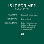 Biolage Scalp Sync Anti-Dandruff Shampoo – Controls Dandruff | Controls Itchy Scalp, Cleanses Hair, Moisturizing, Dandruff Relief, For Scalp and Hair Health, Vegan & Cruelty-Free
