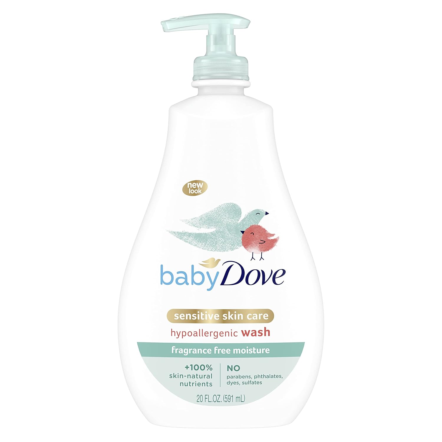 Buy now Baby Dove Sensitive Skin Care Baby Wash For Bath Time, Moisture Fragrance Free and Hypoallergenic, Washes Away Bacteria 20 oz 20 Fl Oz (Pack of 4) Sensitive Moisture at indiglob india