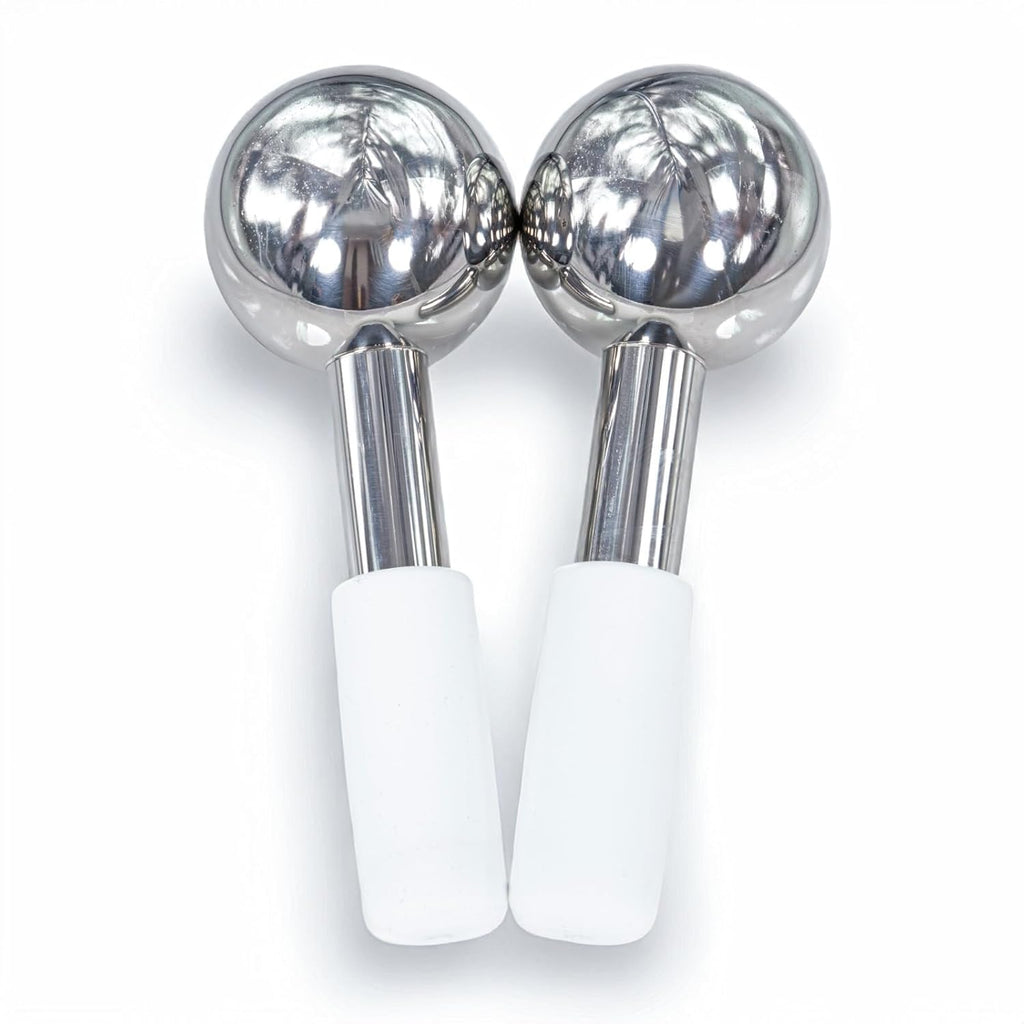 Buy now Floraison Unbreakable Stainless Steel Magic Cooling Beauty Facial Sticks for Face, Neck & Body Cryo Sticks & Cold Roller for face Puffiness & Wrinkles, Wine-Chilling Wands at indiglob india