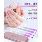 Buy now Glass Nail File and Nail Shiner, 4PC Crystal Nail File and Nano Glass Nail Buffer, Premium Set with Case, Professional Manicure Tool Fingernail Czech File for Natural Nail, Gift for Women and Girls at indiglob india