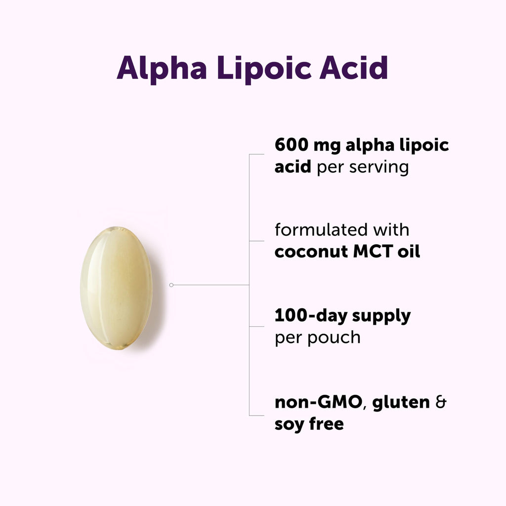 Micro Ingredients Alpha Lipoic Acid 600mg Per Serving, 300 Softgels | ALA Supplement | Made with MCT Oil| Non-GMO, Gluten-Free, Soy-Free