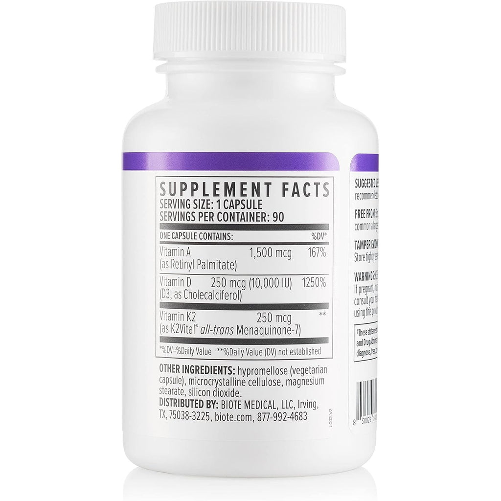 Biote Nutraceuticals - ADK 10 - Immunity + Cardiovascular (90 Capsules)
