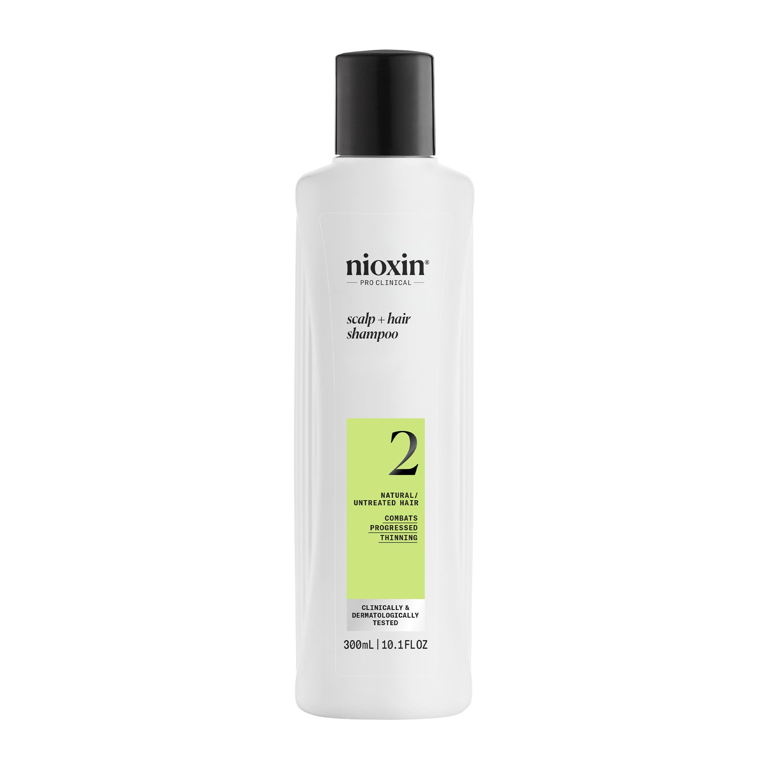 NIOXIN System 2 | Scalp Care | Shampoo | Hair Thickening | For Natural Hair | Scalp Health | For Natural Hair with Progressed Thinning | Cleanse & Boost Hair Density with Niacinamide & Biotin