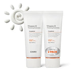 COSRX Vitamin E Sunscreen SPF 50, Natural Glow, for Oily Skin, 1.69 fl oz | Hydrating Face Sunscreen, Lightweight, Non-Sticky, No White Cast, Beach Essentials, Travel Essentials, Korean Skincare