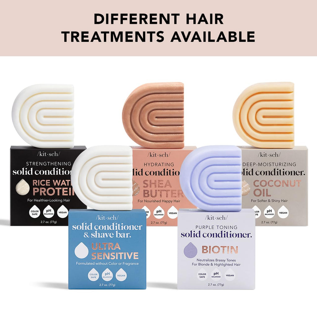 Buy now Kitsch 2-in-1 Ultra Sensitive Conditioner Bar & Shaving Soap for Sensitive Scalp & Skin Æ’?? Moisturizing & Anti-Irritation Bar Soap - Scent Free, 5 Ingredients Only - Made in USA - 2.7oz at indiglob india