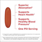 Qunol Mega Ubiquinol CoQ10 100mg, Superior Absorption, 120 Softgels | #1 Cardiologist Recommended Supplement for Heart Health, Coenzyme Q10 Supplement to support Vascular Health & Cellular Energy