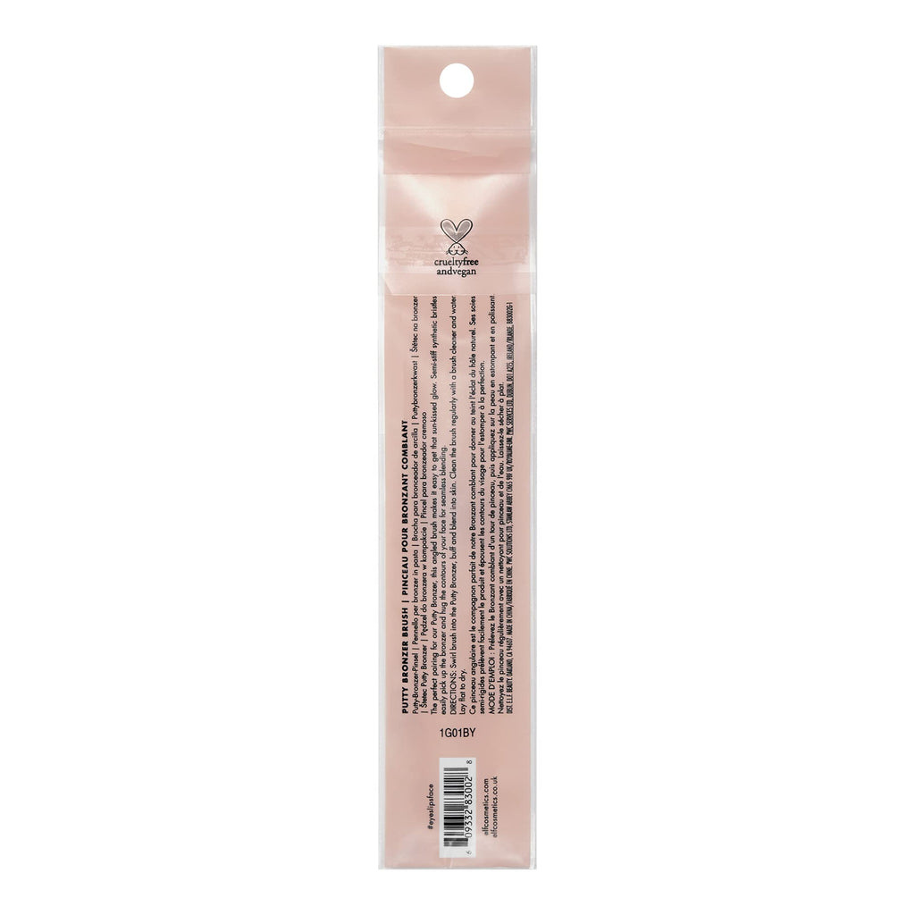 Buy now e.l.f. Putty Bronzer Brush, Angled Makeup Brush For Contour & Highlight, Made For The e.l.f. Putty Bronzer, Flawless Sanitary Application at indiglob india