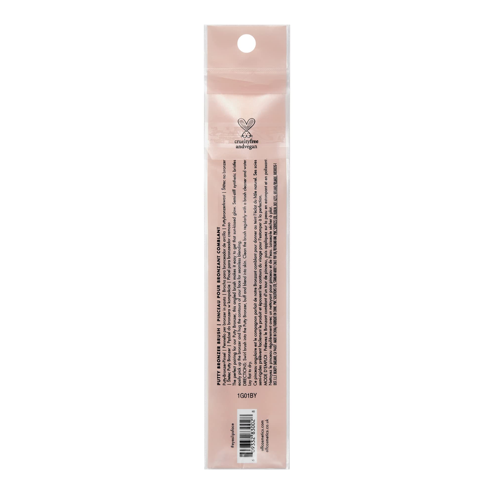 Buy now e.l.f. Putty Bronzer Brush, Angled Makeup Brush For Contour & Highlight, Made For The e.l.f. Putty Bronzer, Flawless Sanitary Application at indiglob india