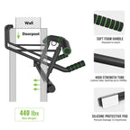 KAKICLAY New Upgrade Pull Up Bar for Doorway - Foldable Design & Space-Saving, Upto 440 Lbs Capacity, No Screwing or Slipping - USA Original Patent, Designed, Shipped, Warranty