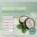 Simply Sooney Fluoride Free Toothpaste Powder I Vegan I Gluten Free I Organic Peppermint Essential Oil 1.5oz