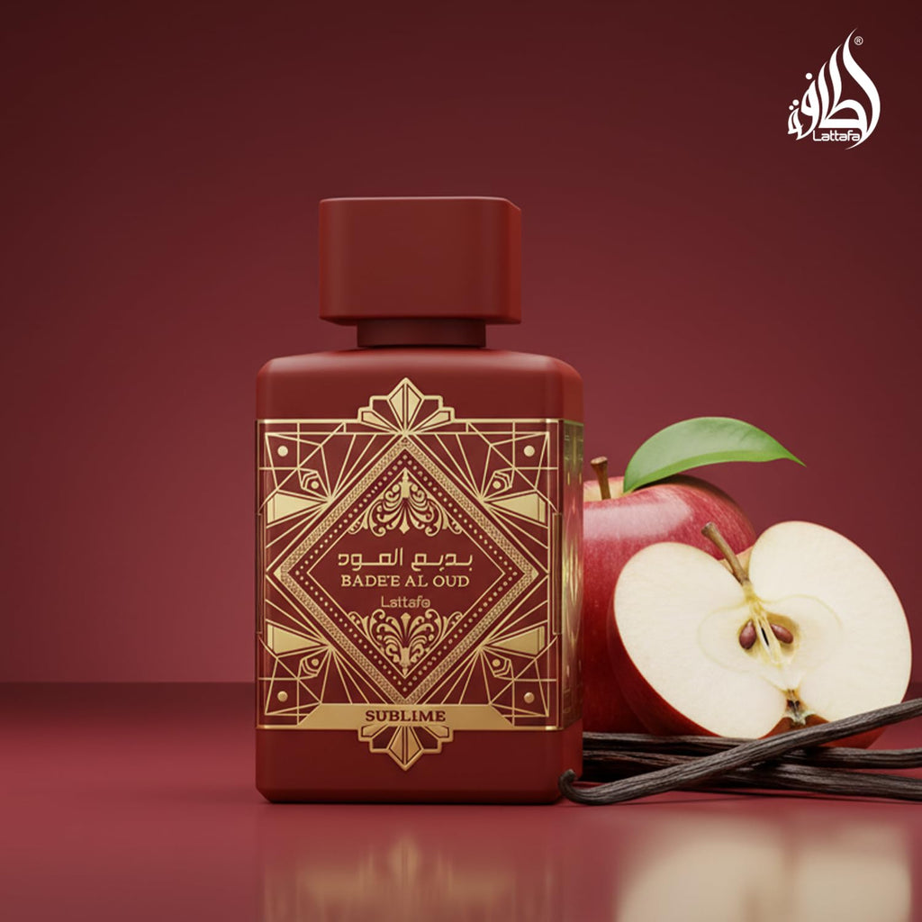 Buy now Lattafa Bade'e Al Oud Sublime - Tropical, Fruity, Fresh, Vanilla - Eau de Parfum Long-Lasting Fragrance for Unisex, 3.40 Ounce / 100 ml at indiglob india