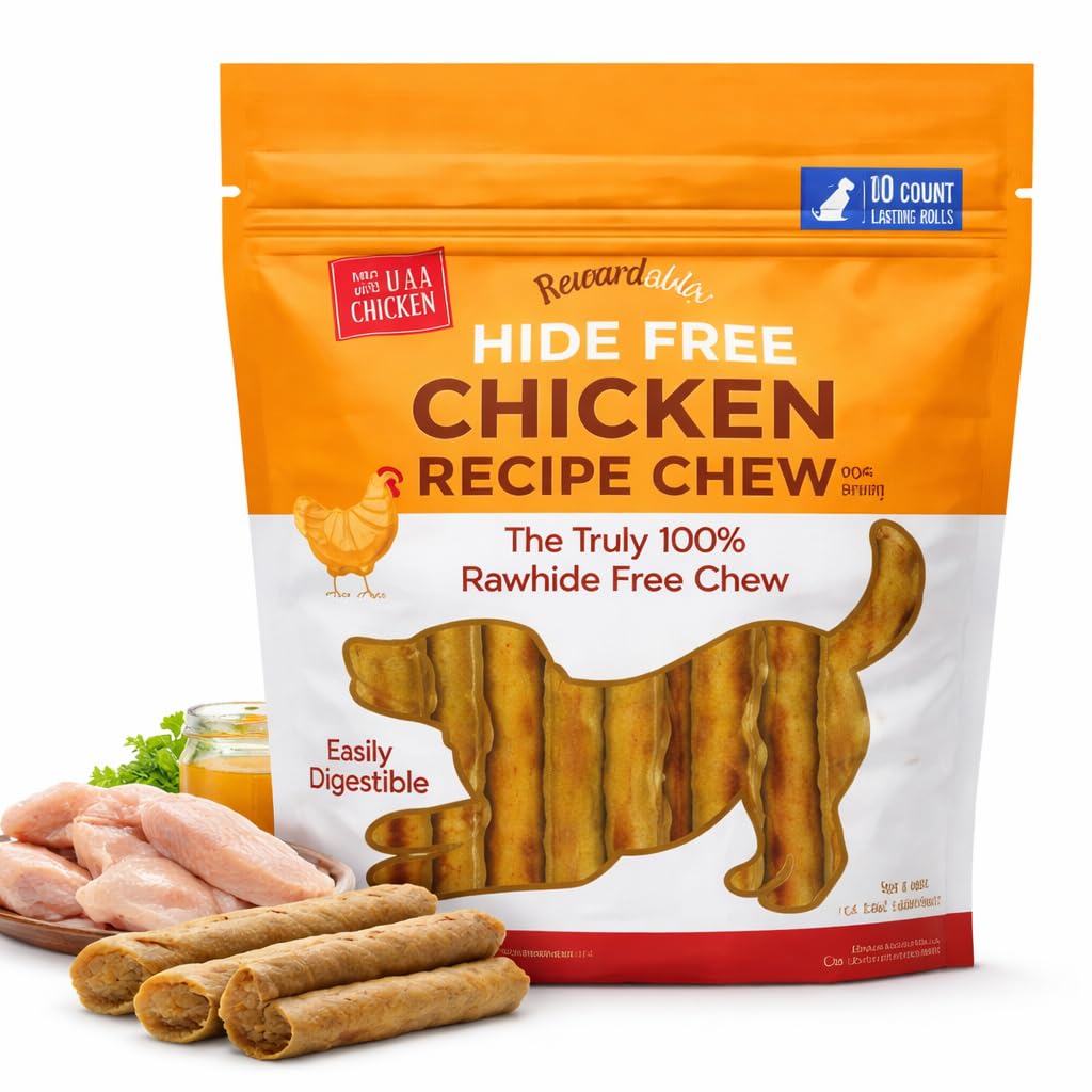 Rewardables Hide Free Chicken Recipe Chews, 10 Count