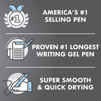 Pilot G2 Retractable Gel Ink Roller Ball Pens, Bold Point Black 10-PACK(31237)