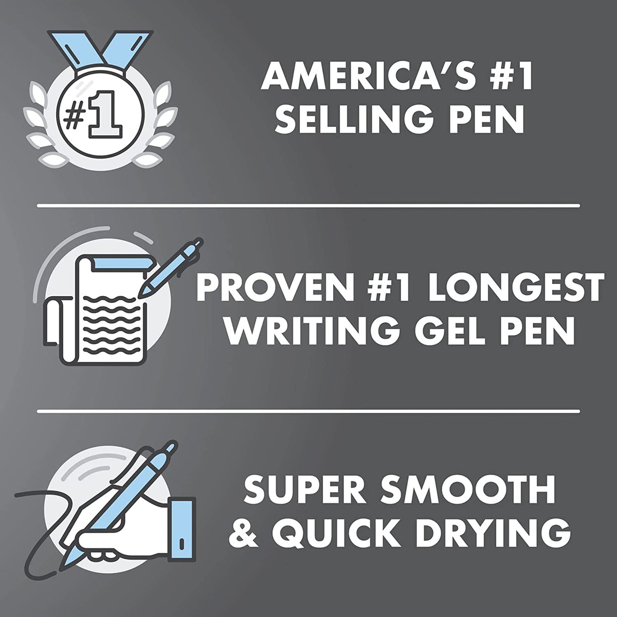 Pilot G2 Retractable Gel Ink Roller Ball Pens, Bold Point Black 10-PACK(31237)