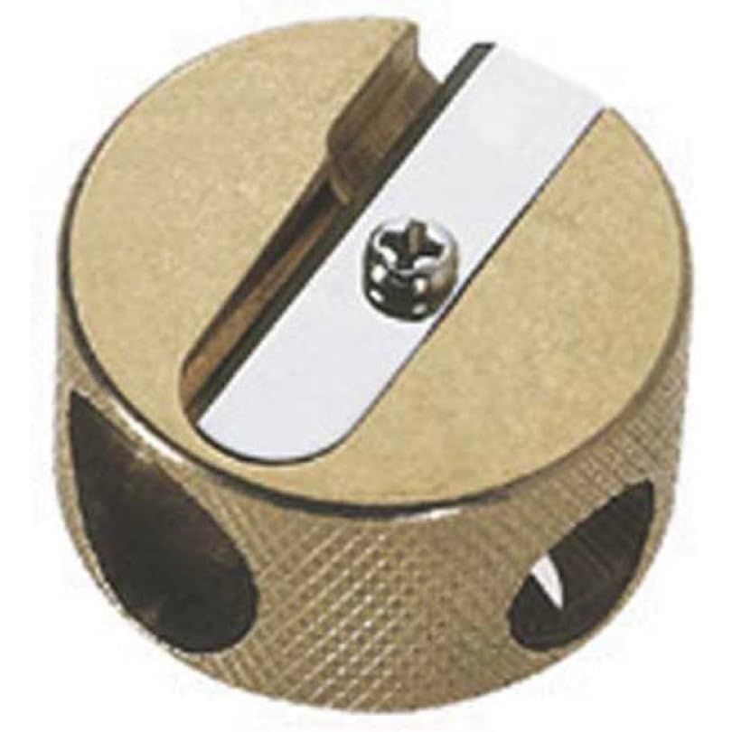 Buy now Mobius & Ruppert Brass Round Double Hole Sharpener Default at indiglob india
