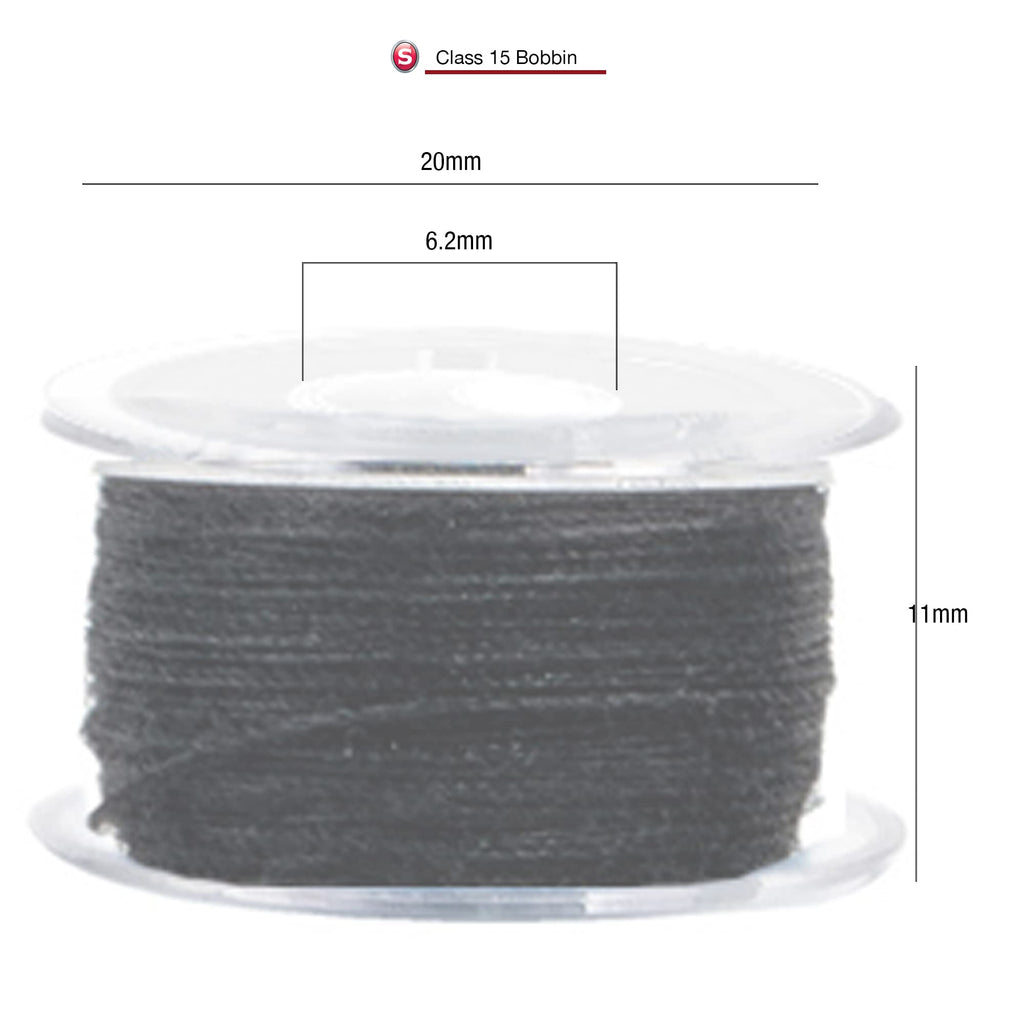 Buy now SINGER 21495 Class 15 Threaded Bobbins, Transparent, Assorted Colors, 12-Count at indiglob india