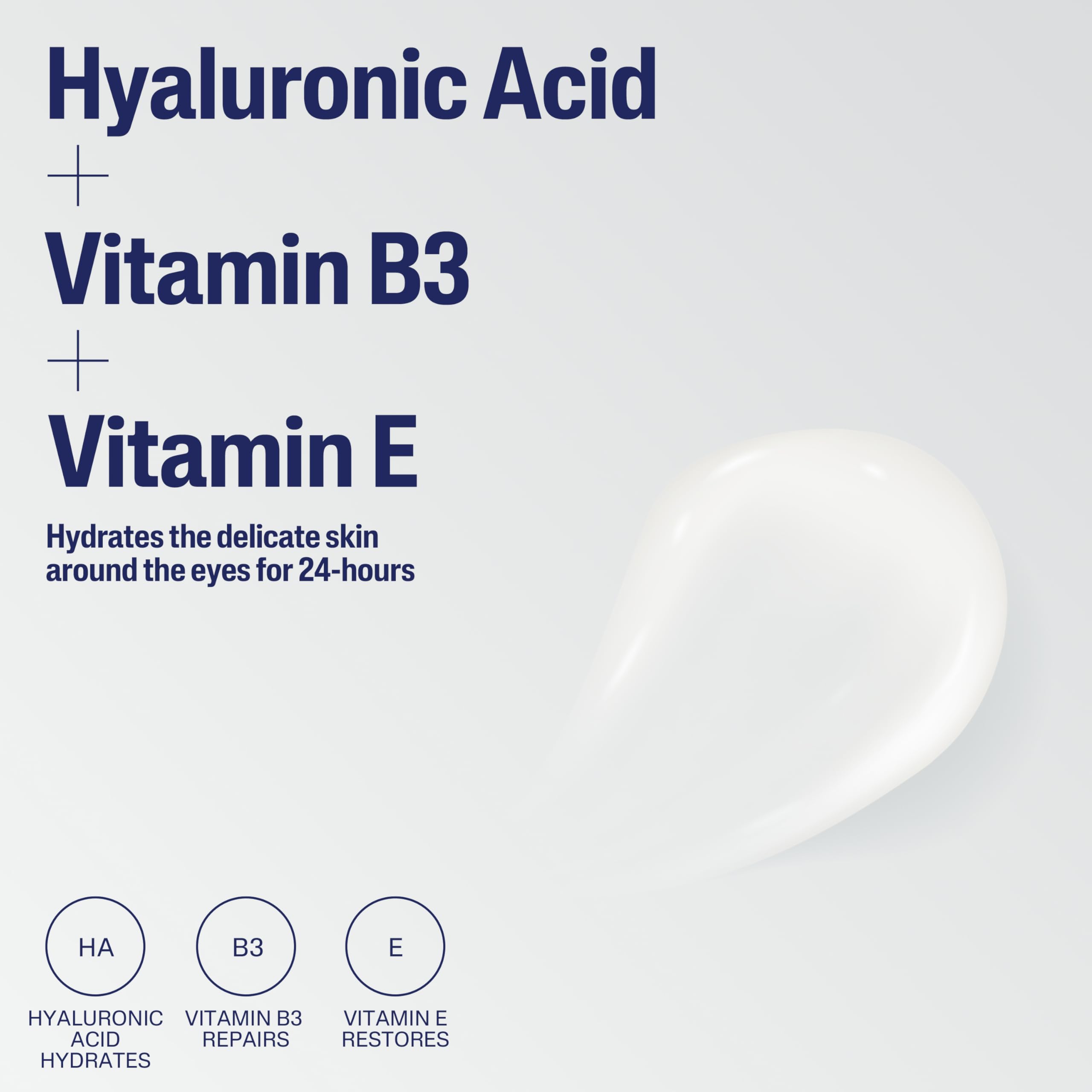 Buy now Cetaphil Hydrating Eye Gel-Cream, With Hyaluronic Acid, 0.5 Fl oz, Brightens and Smooths Under Eyes, 24 Hour Hydration for All Skin Types, (Packaging May Vary) at indiglob india