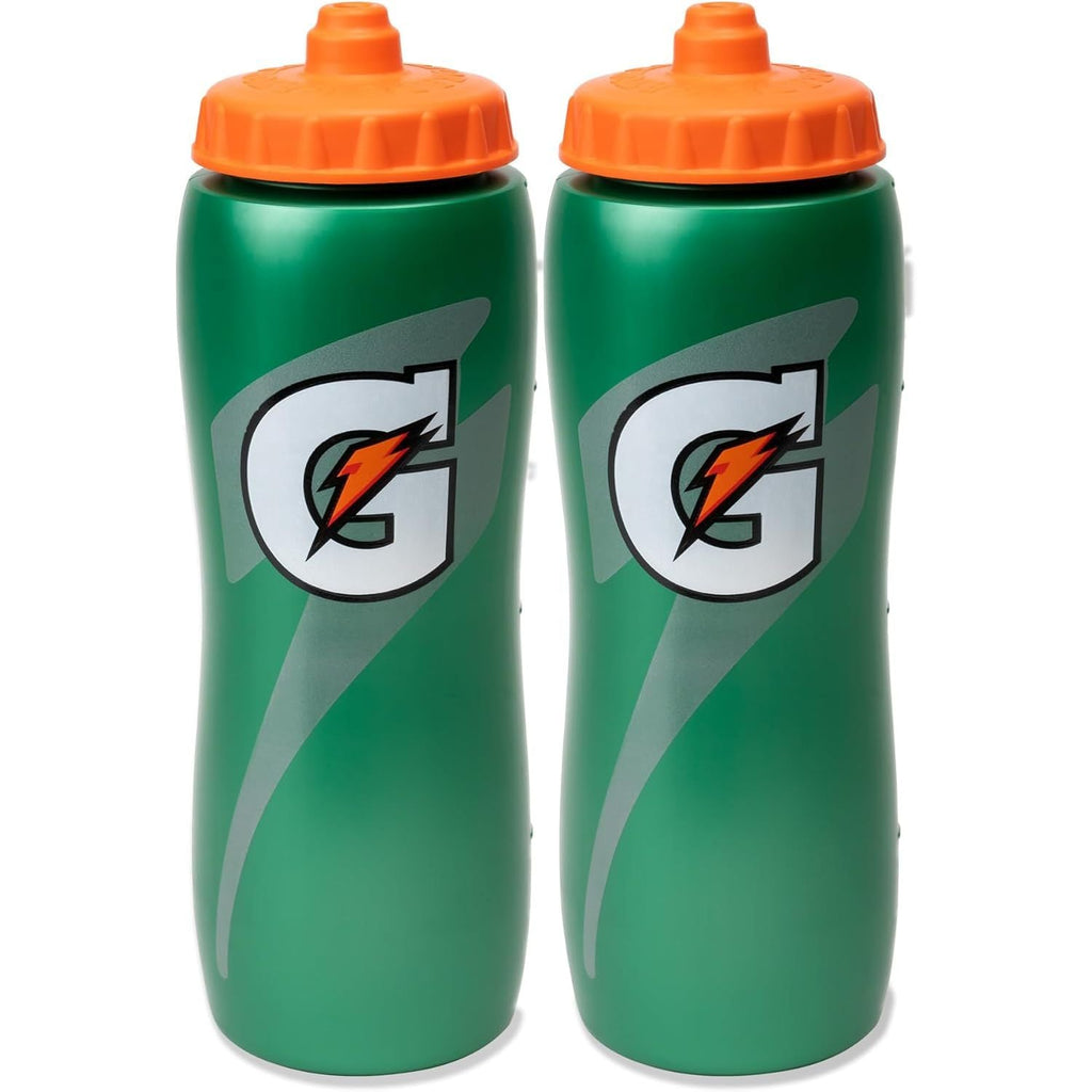 Buy now Gatorade 32 Oz Squeeze Water Sports Bottle - Pack of 2 - New Easy Grip Design at indiglob india
