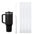 100PCS Disposable Straws for 40 OZ Tumbler, Extra Long Straws Disposable for Stanley Cup 30 Oz 40 Oz Tumbler, Straws Individually Wrapped