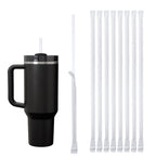 100PCS Disposable Straws for 40 OZ Tumbler, Extra Long Straws Disposable for Stanley Cup 30 Oz 40 Oz Tumbler, Straws Individually Wrapped