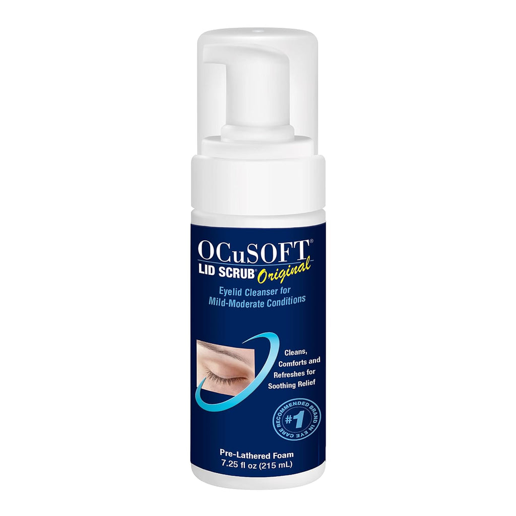 Buy now OCuSOFT Original Foaming Eyelid Cleanser - Mild Instant Foam to Remove Oil, Dust, Pollen & Makeup - 1.68 fl oz at indiglob india