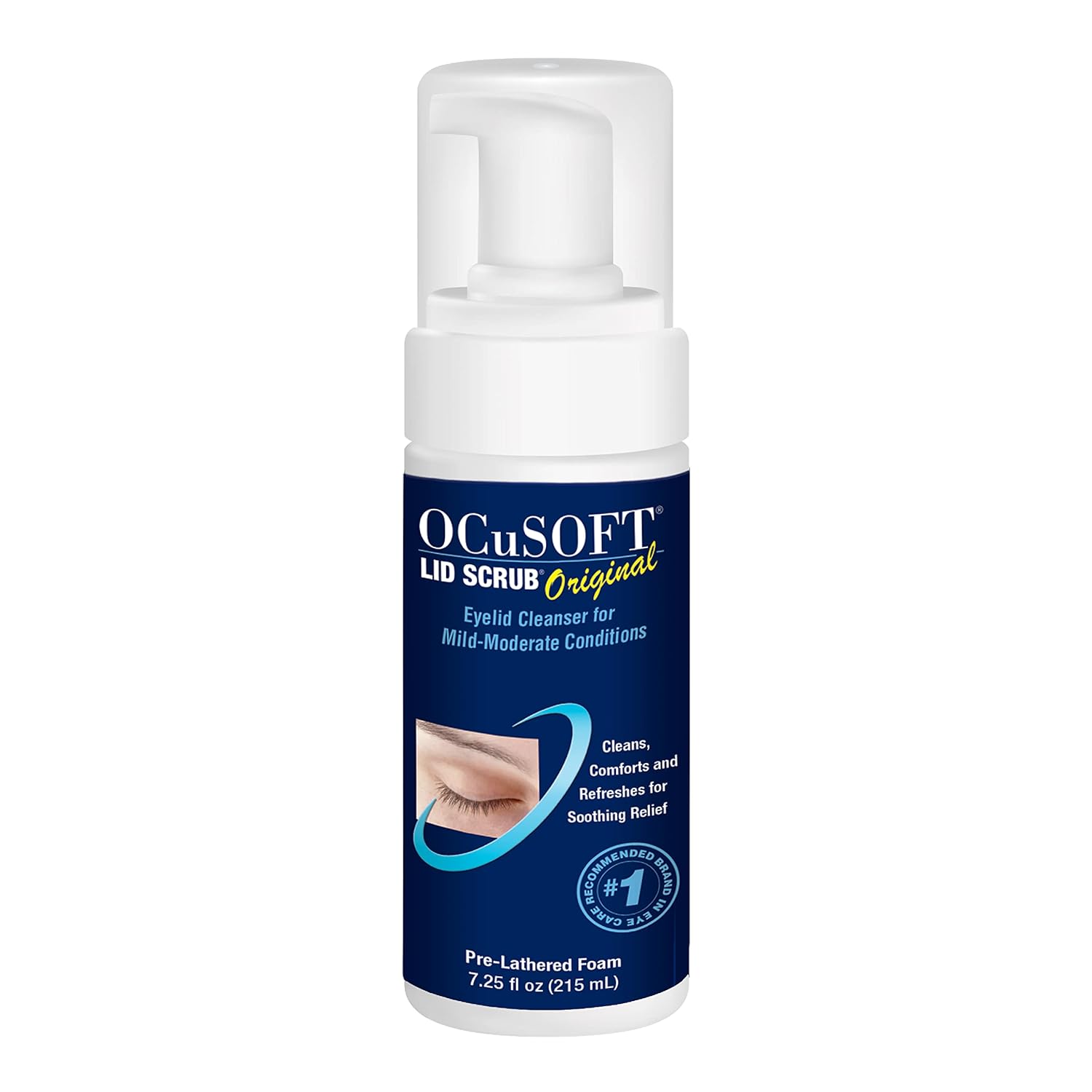 Buy now OCuSOFT Original Foaming Eyelid Cleanser - Mild Instant Foam to Remove Oil, Dust, Pollen & Makeup - 1.68 fl oz at indiglob india