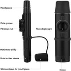 Buy now Kazoos with 5 extra Membranes, Metal Kazoo with Adjustable Tone for Guitar, Ukulele, Violin, Piano, Keyboard, Easy to Learn Musical Instruments for beginners/adults/Music Lovers. (black) at indiglob india