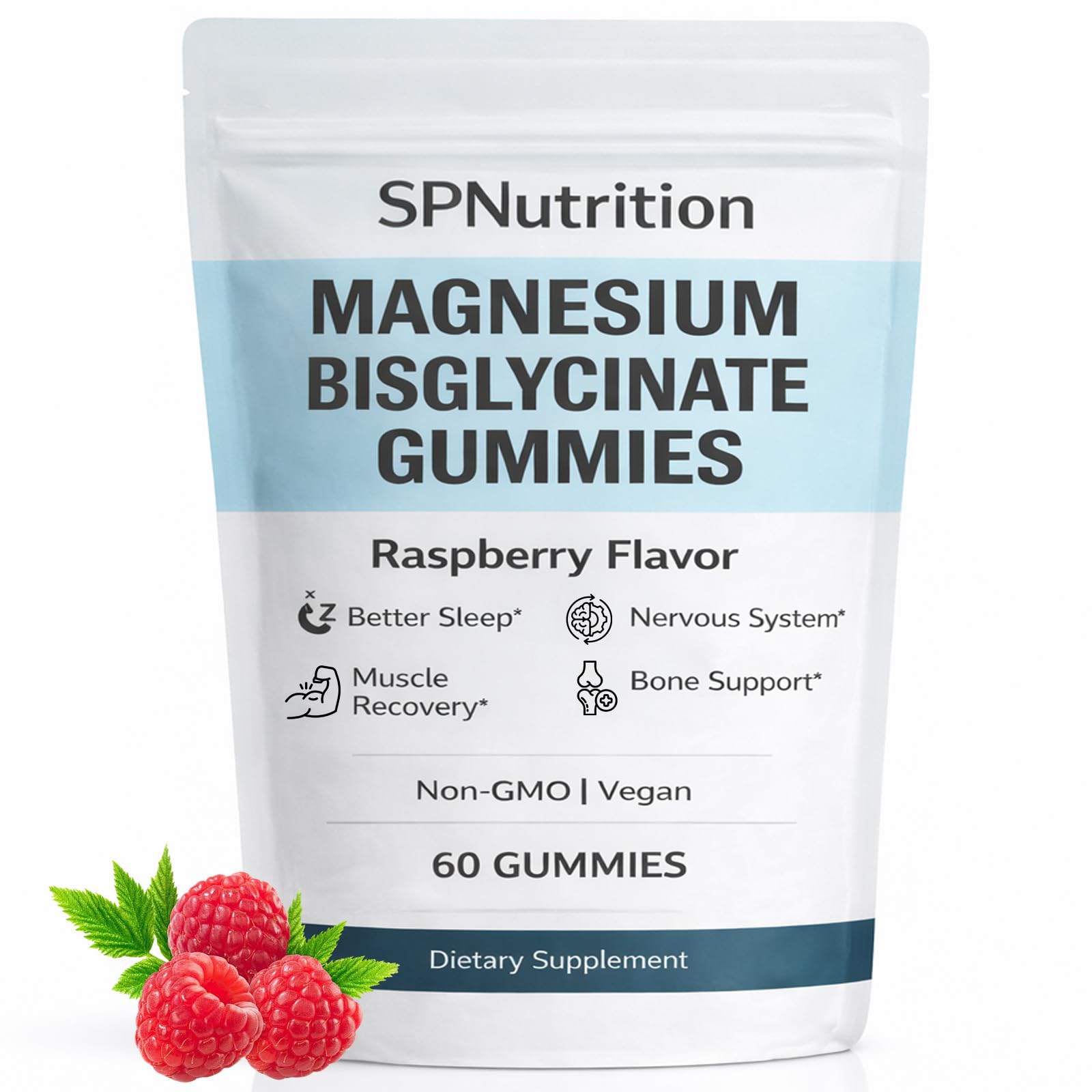 Spnutrition Magnesium Bisglycinate Gummies – Chelated Magnesium Supplement (2)