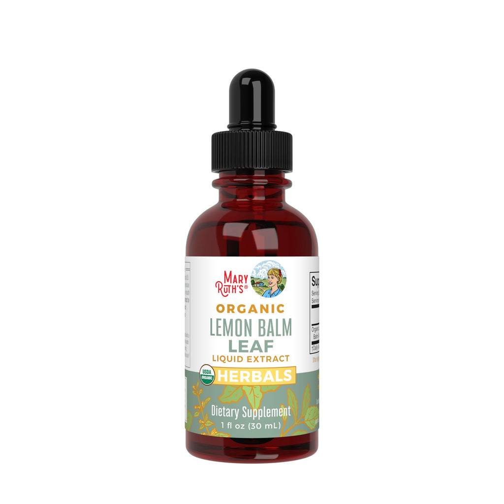 MARYRUTH'S Organic Lemon Balm Leaf Liquid Extract, Mood Support, 1 Fl Oz