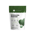 Kate Naturals Organic Spirulina Powder, Nutrient Dense Superfood (8oz) | USDA Certified, Non-GMO, Gluten- Free