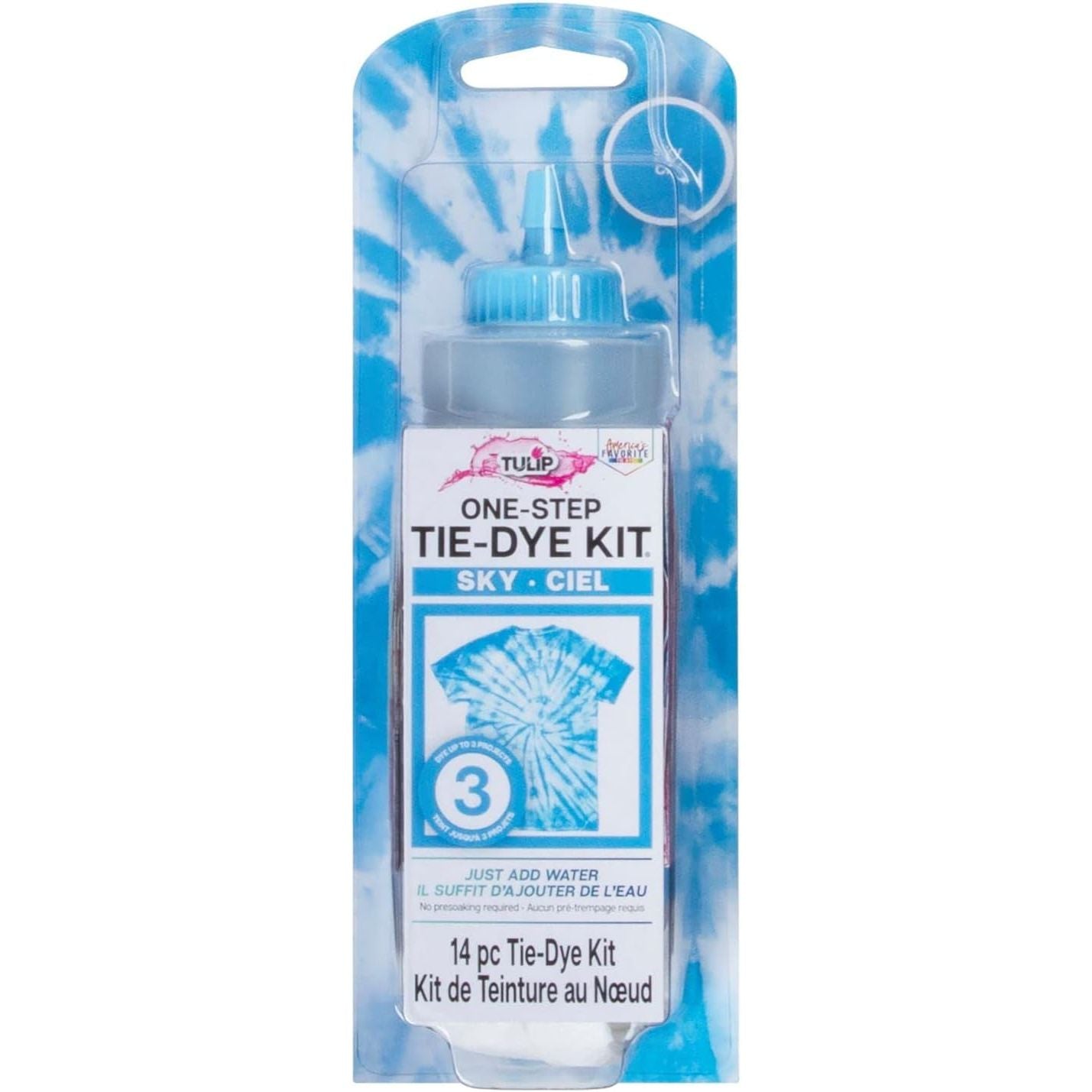 Buy now Tulip One-Step Tie-Dye Kit, Vibrant Colors for Fabric 4 fl oz, Yellow Sky at indiglob india