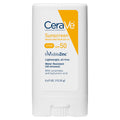 CeraVe Mineral Sunscreen Stick, SPF 50 Face Sunscreen, Travel Size, 0.47oz | FSA Eligible Zinc Oxide Face Sunscreen with Hyaluronic Acid and Ceramides Offers Water-Resistant, Mess-Free Protection