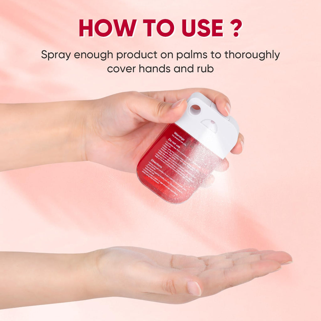 Treeroot 4 Pack Hand Sanitizer Spray, Alcohol-Free Hydrating Travel Size