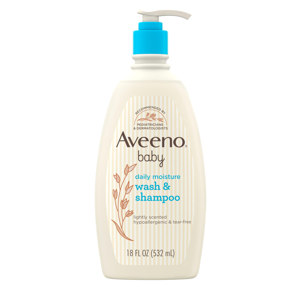 Buy now Aveeno Baby Daily Moisture Gentle Body Wash & Shampoo with Oat Extract, 2-in-1 Baby Bath Wash & Hair Shampoo, Tear- & Paraben-Free for Hair & Sensitive Skin, Lightly Scented, 18 fl. oz Lightly Scented 18 Fl Oz (Pack of 1) at indiglob india